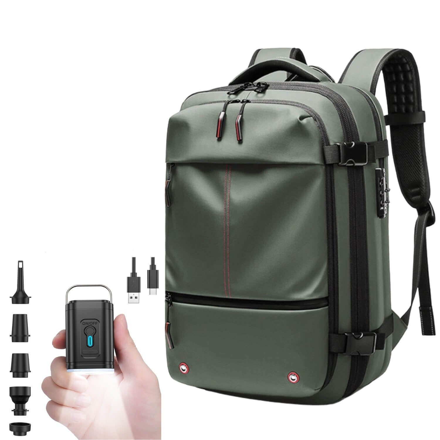SpaceSaver Pro Travel Backpack with Integrated Compression System