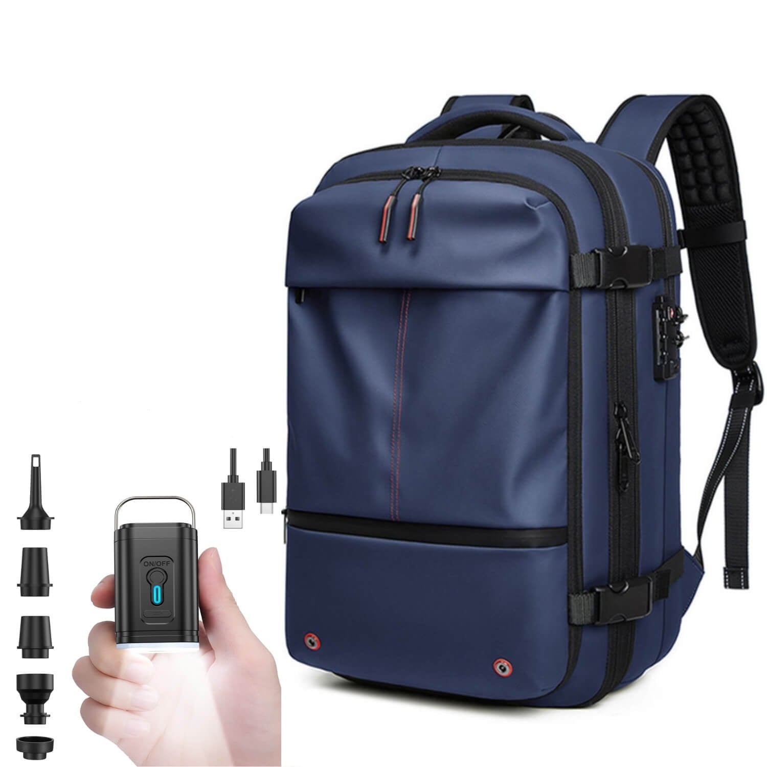 SpaceSaver Pro Travel Backpack with Integrated Compression System