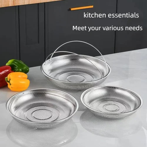 All-in-One Stainless Steel Steamer with Handle