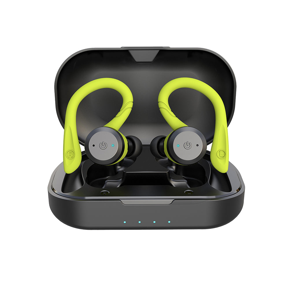 AquaSound Pro Waterproof Bluetooth Sport Earbuds with 20-Hour Playtime