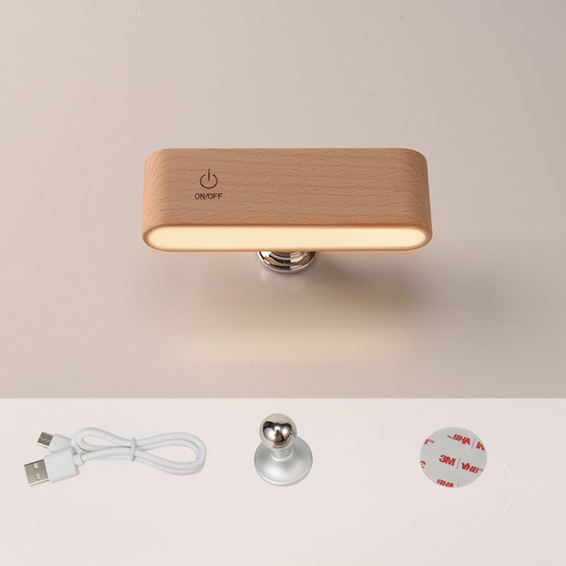 Wood Charging Dock – Elegant 360° Power and Light Control