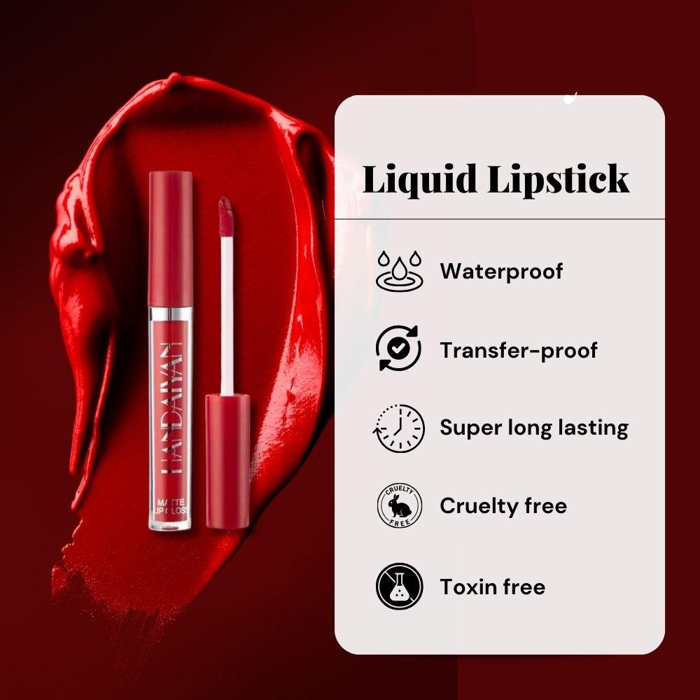 Matte Liquid Lipstick Set - Velvet Finish