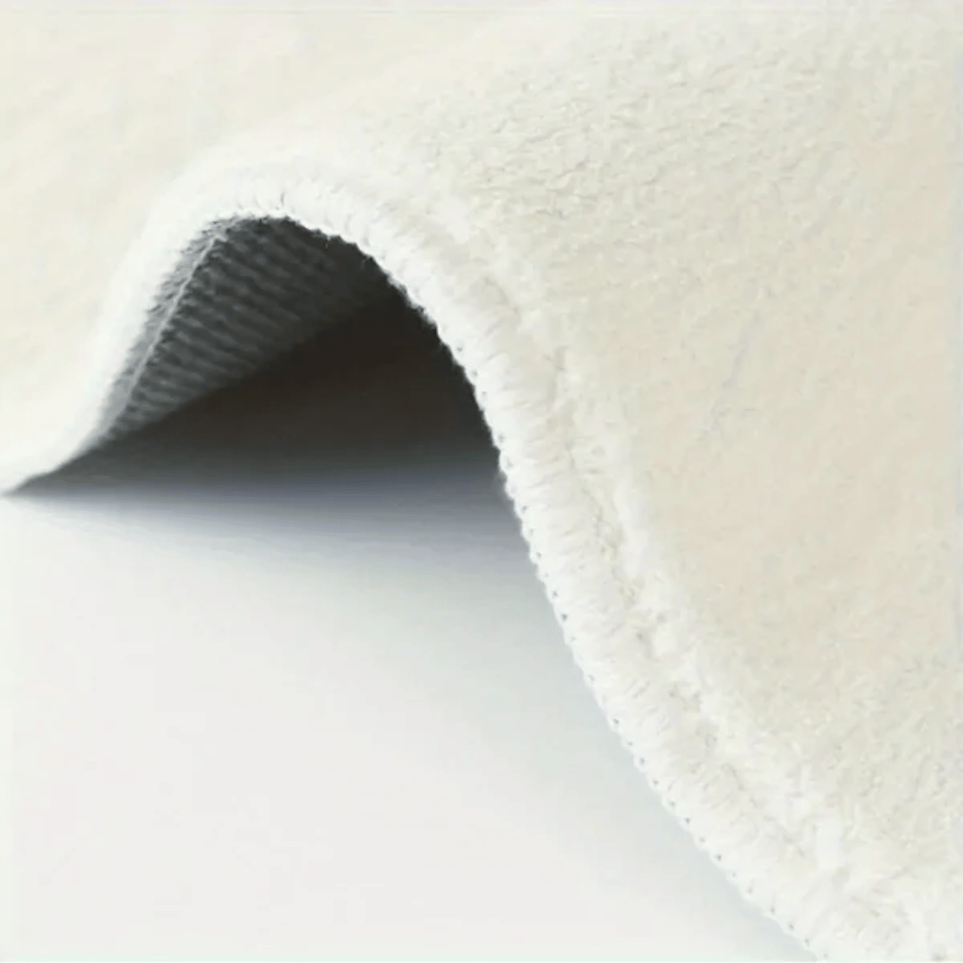 Elegant Oversized Flower Runner Rug with Non-Slip Backing