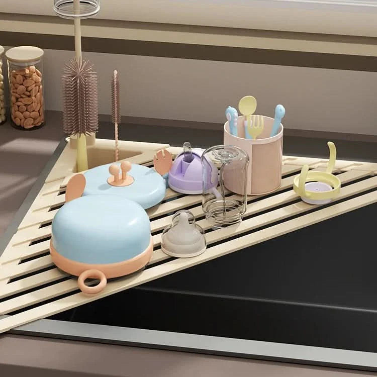 Foldable Drain Rack for Over Sink Usage