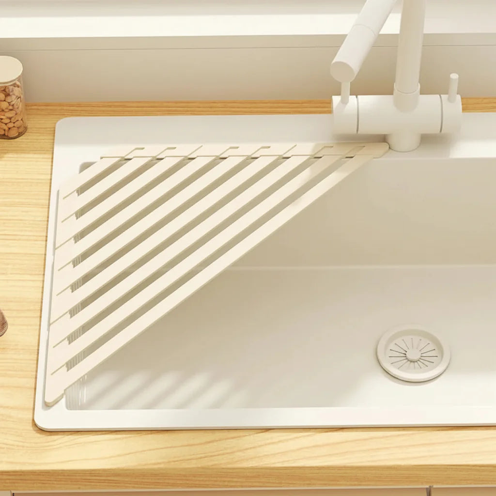 Foldable Drain Rack for Over Sink Usage