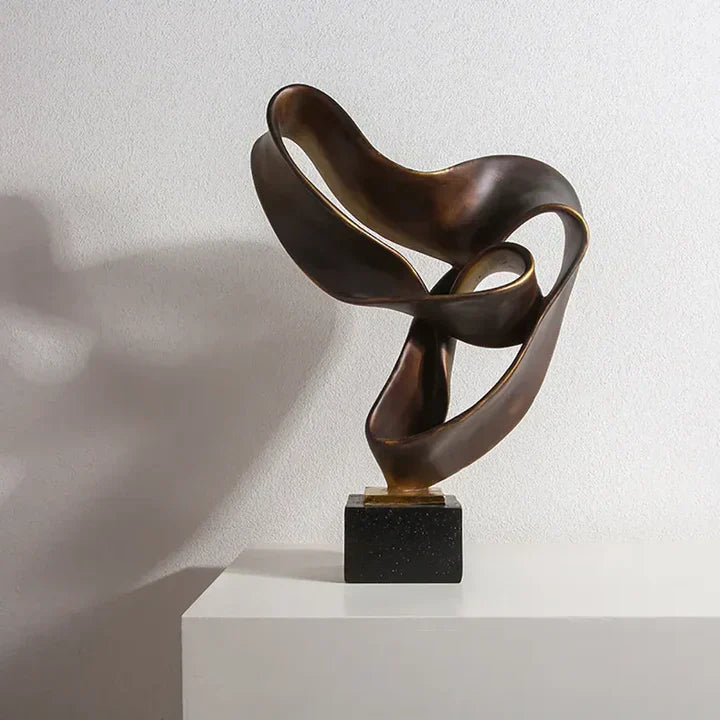 Sculptural Harmony: Contemporary Resin Home Accent