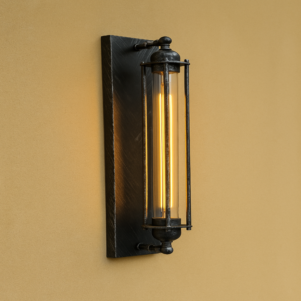 Classic Matte Black LED Wall Sconce for Timeless Appeal