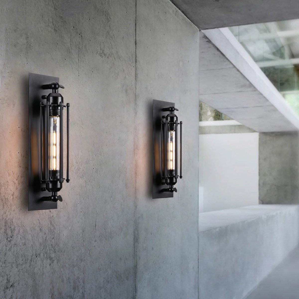 LuxeGlow - Vintage-Inspired LED Wall Lamp for Cozy Ambiance