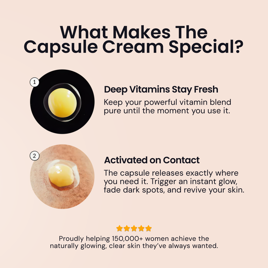 Vitamin C Capsule Cream for Radiant Skin