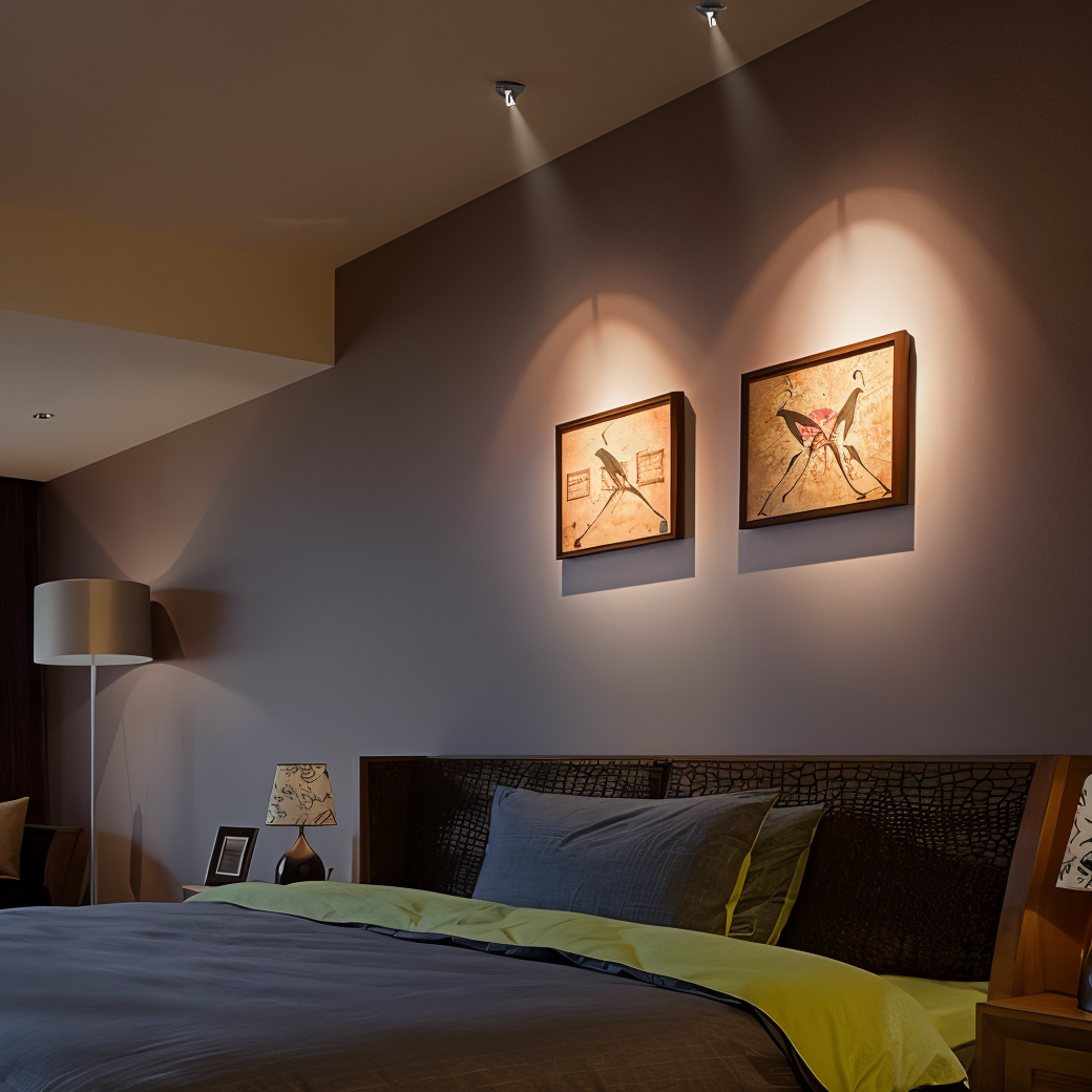 LumiGlow Compact LED Accent Light with Wireless Dimming
