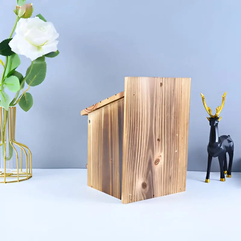 Birdhouse | Simple Wooden Box | Ideal for Garden, Balcony, or Living Room