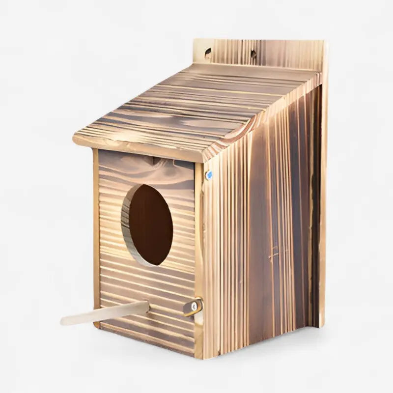 Birdhouse | Simple Wooden Box | Ideal for Garden, Balcony, or Living Room