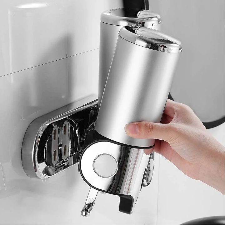 AquaGlide - Elegant Wall-Mounted Soap Dispenser with Premium Finish