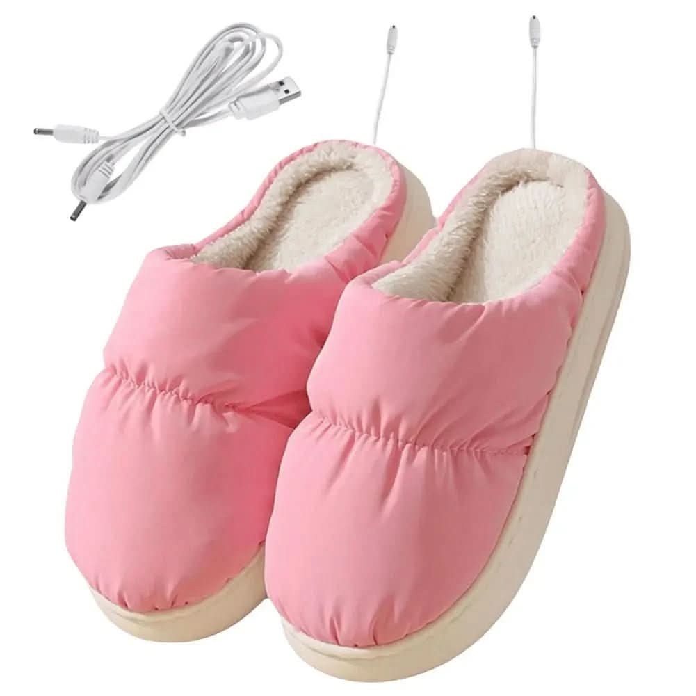 Adjustable Heated Slippers for Cozy Indoor Comfort