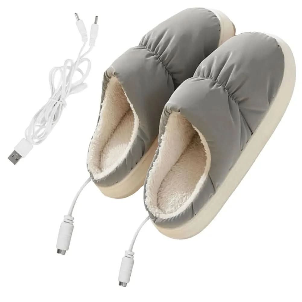 Adjustable Heated Slippers for Cozy Indoor Comfort