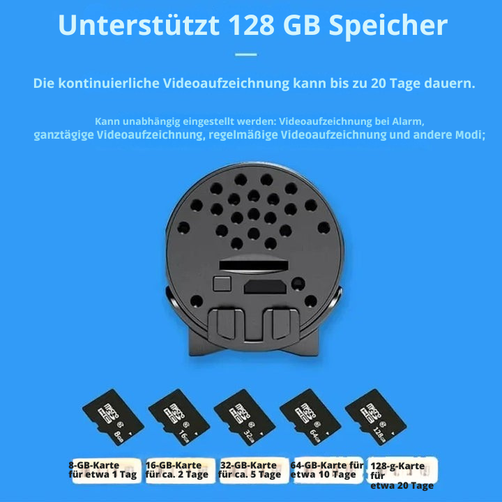 Wi-Fi Indoor Camera with Night Vision and Motion Detection