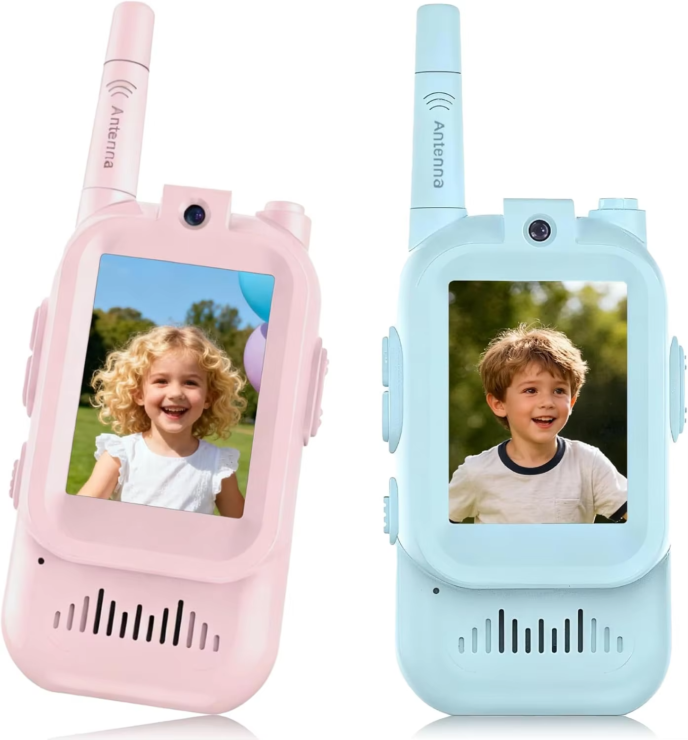 Rechargeable Walkie-Talkie with Live Video and Voice Connection via USB C
