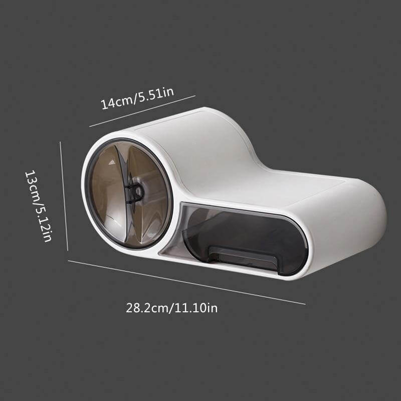 Sleek Wall-Mounted Toilet Paper Holder for Modern Spaces