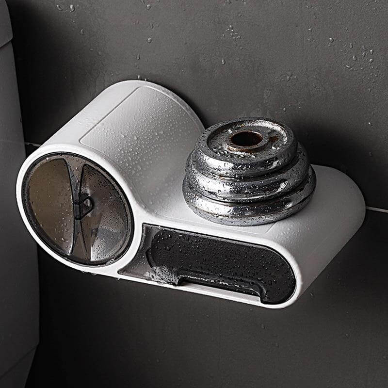 Sleek Wall-Mounted Toilet Paper Holder for Modern Spaces