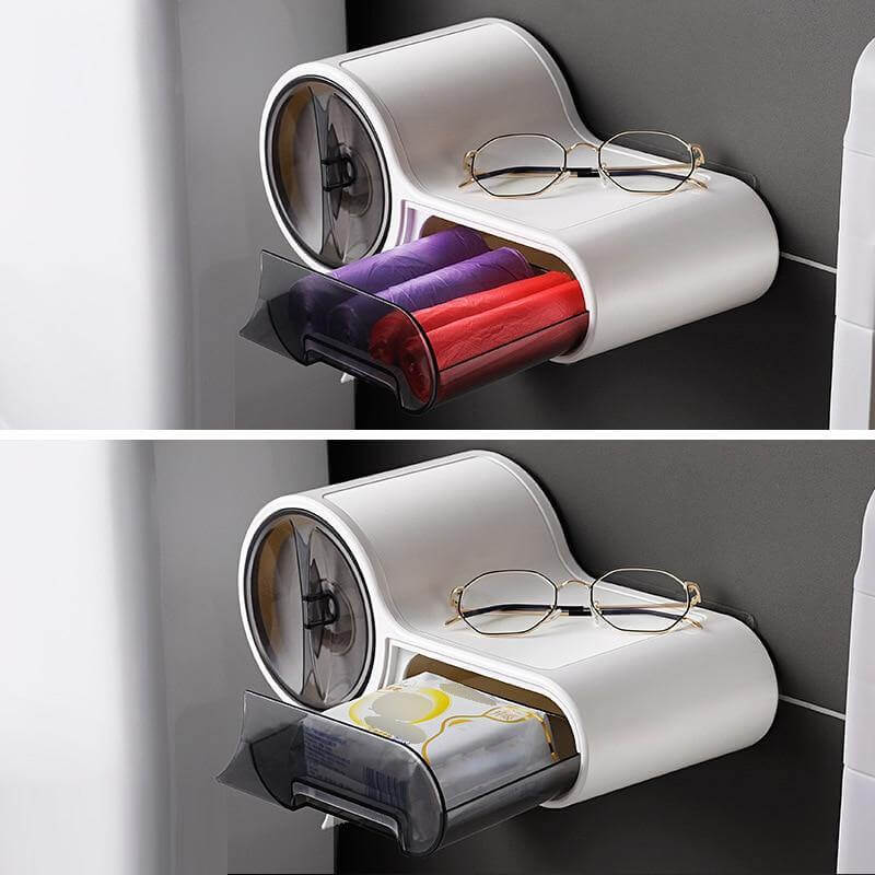 Sleek Wall-Mounted Toilet Paper Holder for Modern Spaces