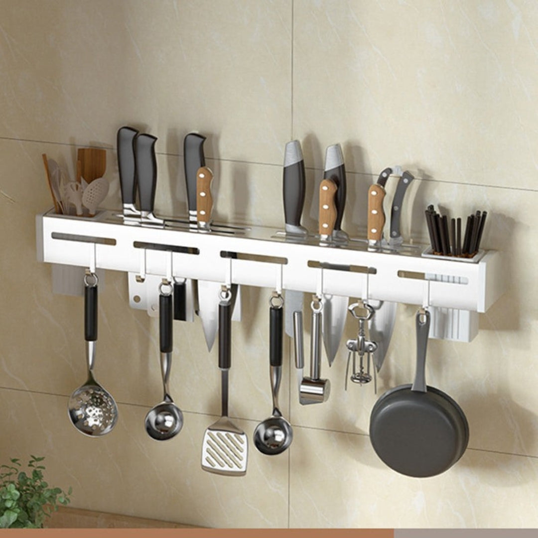 Space-Saving Knife Rack – Sleek Wall Organizer for Your Kitchen