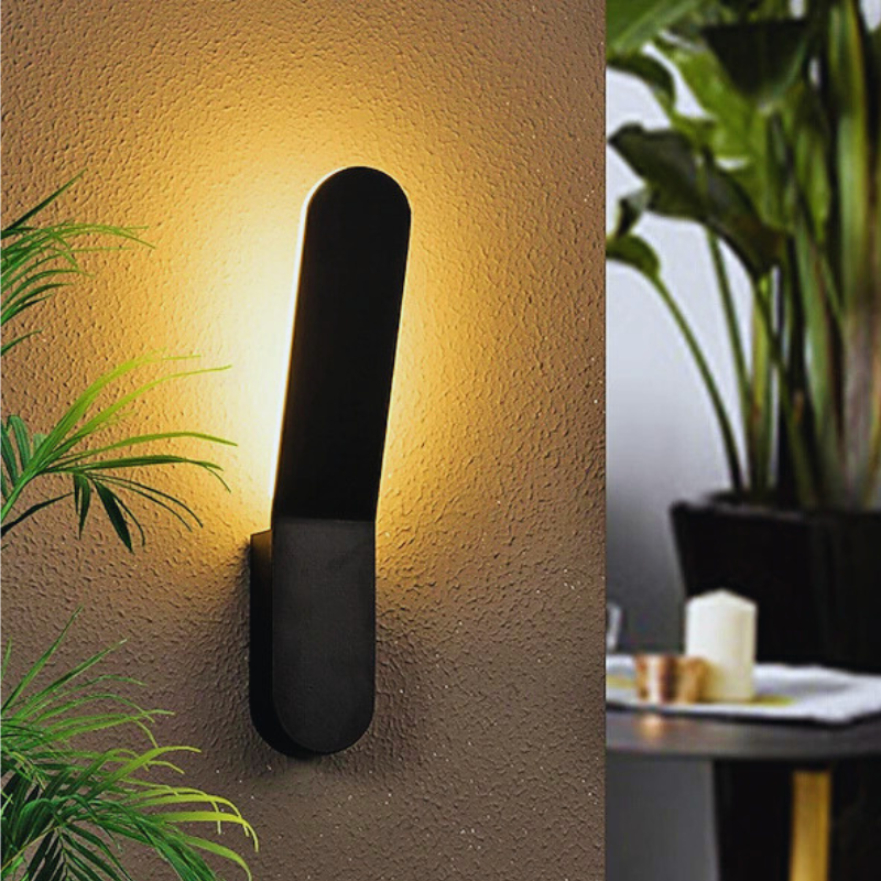 Sleek Indoor LED Wall Lamp - 5W Aluminum and Acrylic Design