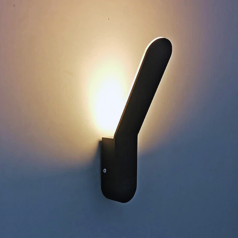 Sleek Indoor LED Wall Lamp - 5W Aluminum and Acrylic Design