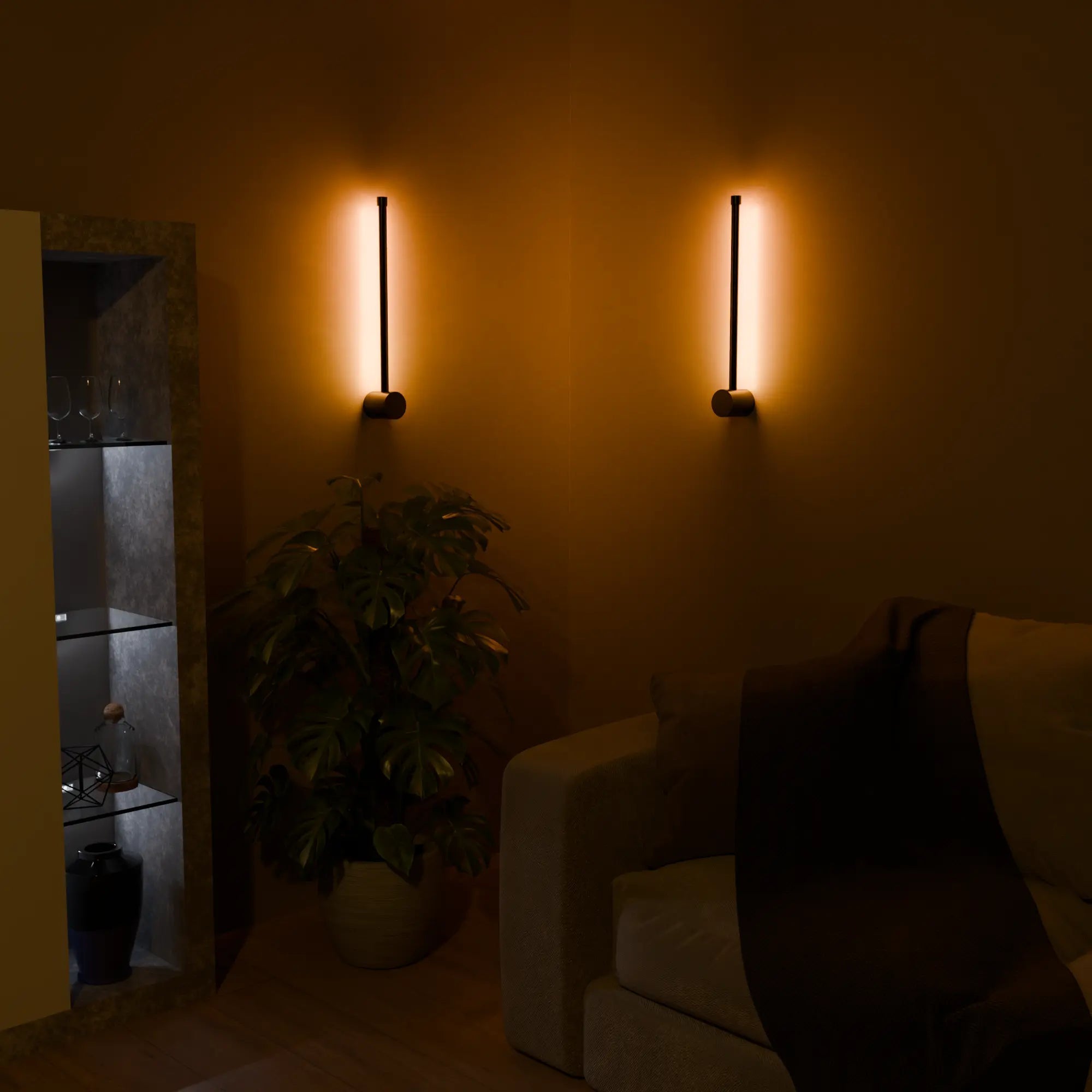 Elegant Rotating Wall Light - Stylish Minimalist Design