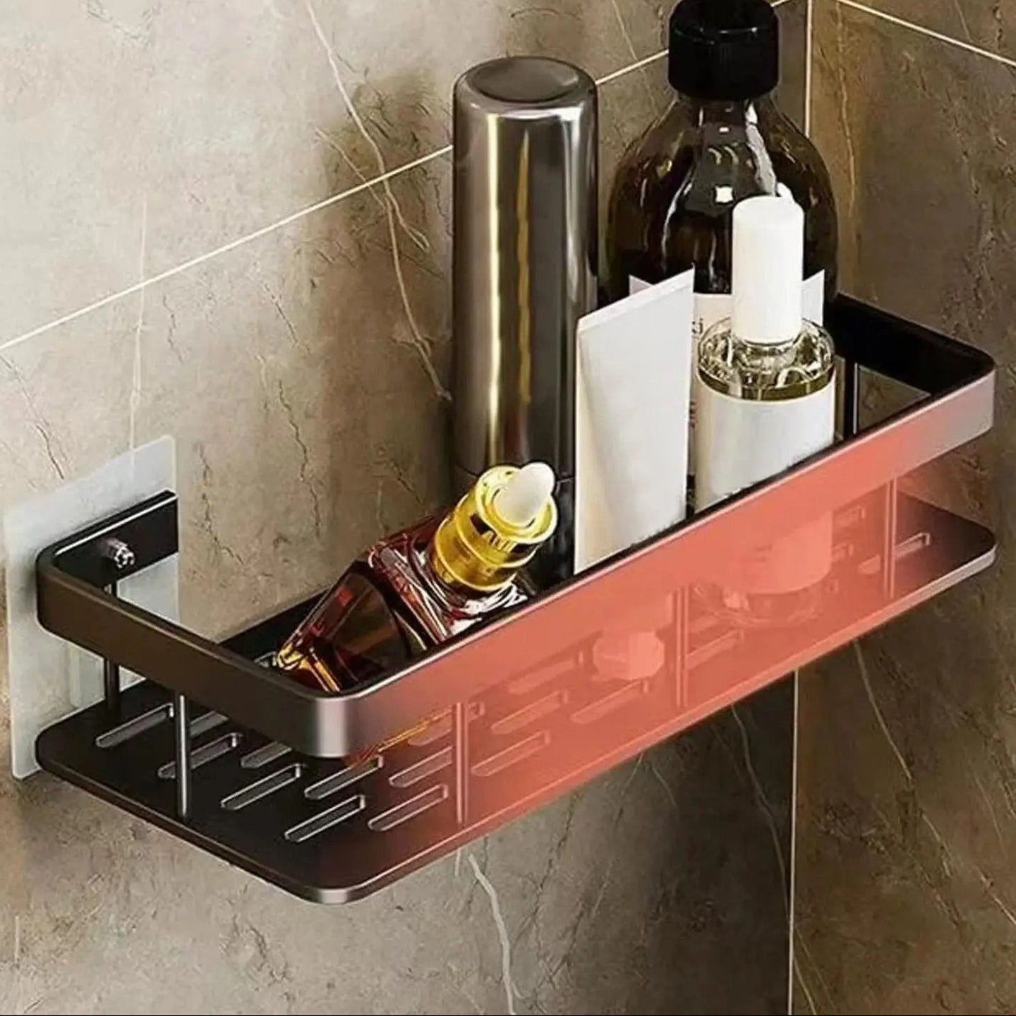 Space-Saving Wall Shelf - Tool-Free Installation for Any Room