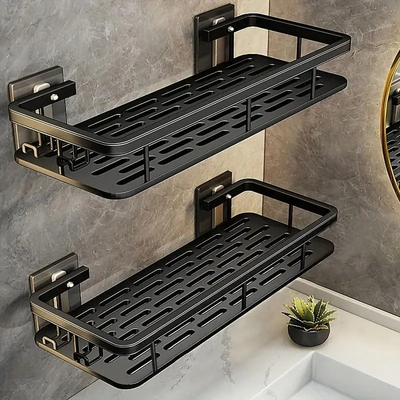 Space-Saving Wall Shelf - Tool-Free Installation for Any Room