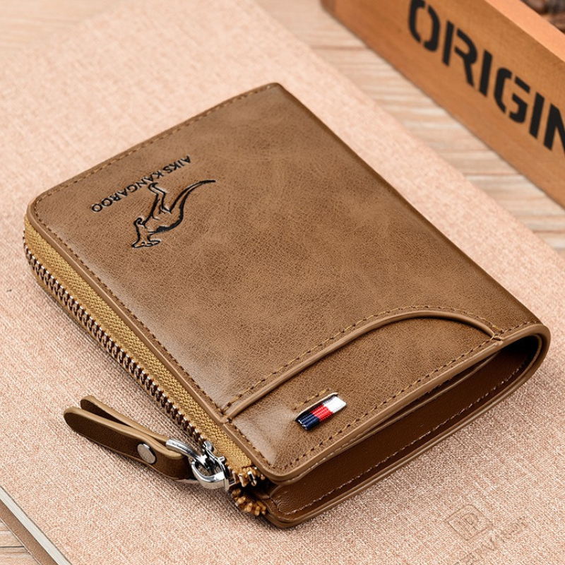 EliteGuard Premium Leather RFID-Blocking Wallet for Men