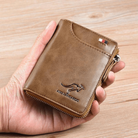 EliteGuard Premium Leather RFID-Blocking Wallet for Men