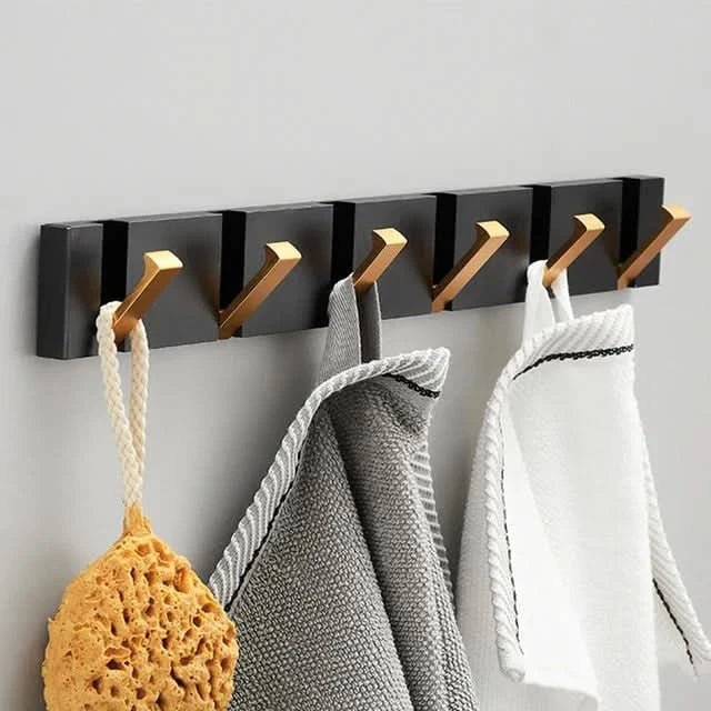 Foldable Wall Hook | Adhesive or Screw Mount | Aerospace Aluminum