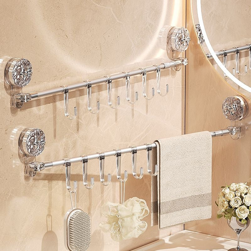 Wall Mount Holder | Space-Saving Organization | Expandable, Suction Cup, Hooks