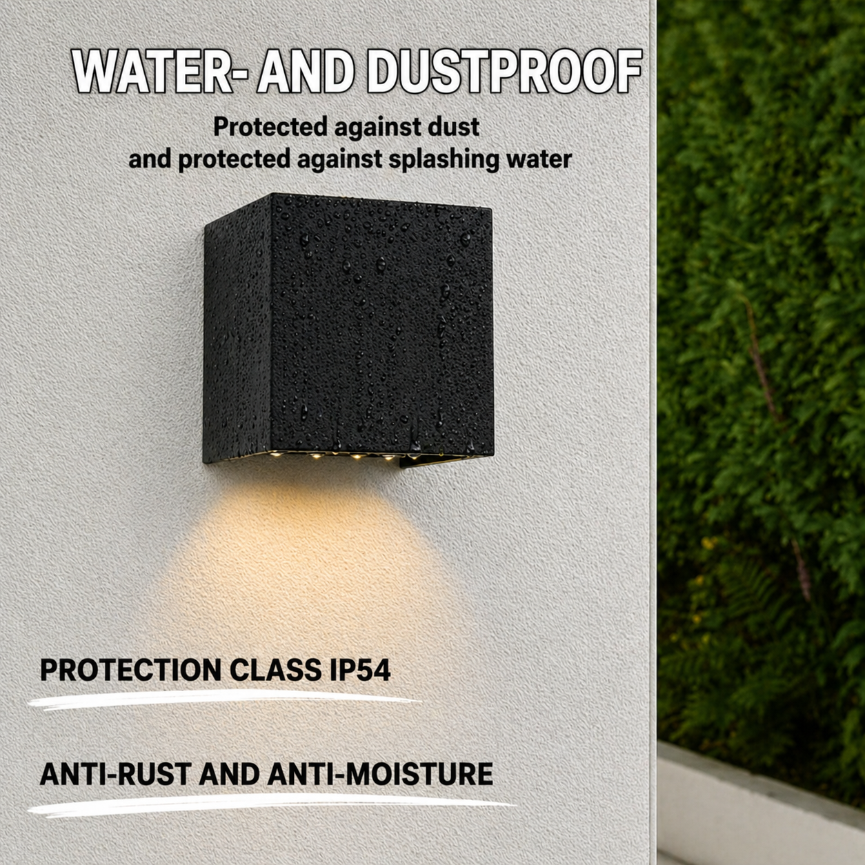 Wireless Wall Light with Motion Sensor and Adjustable Beam Angle