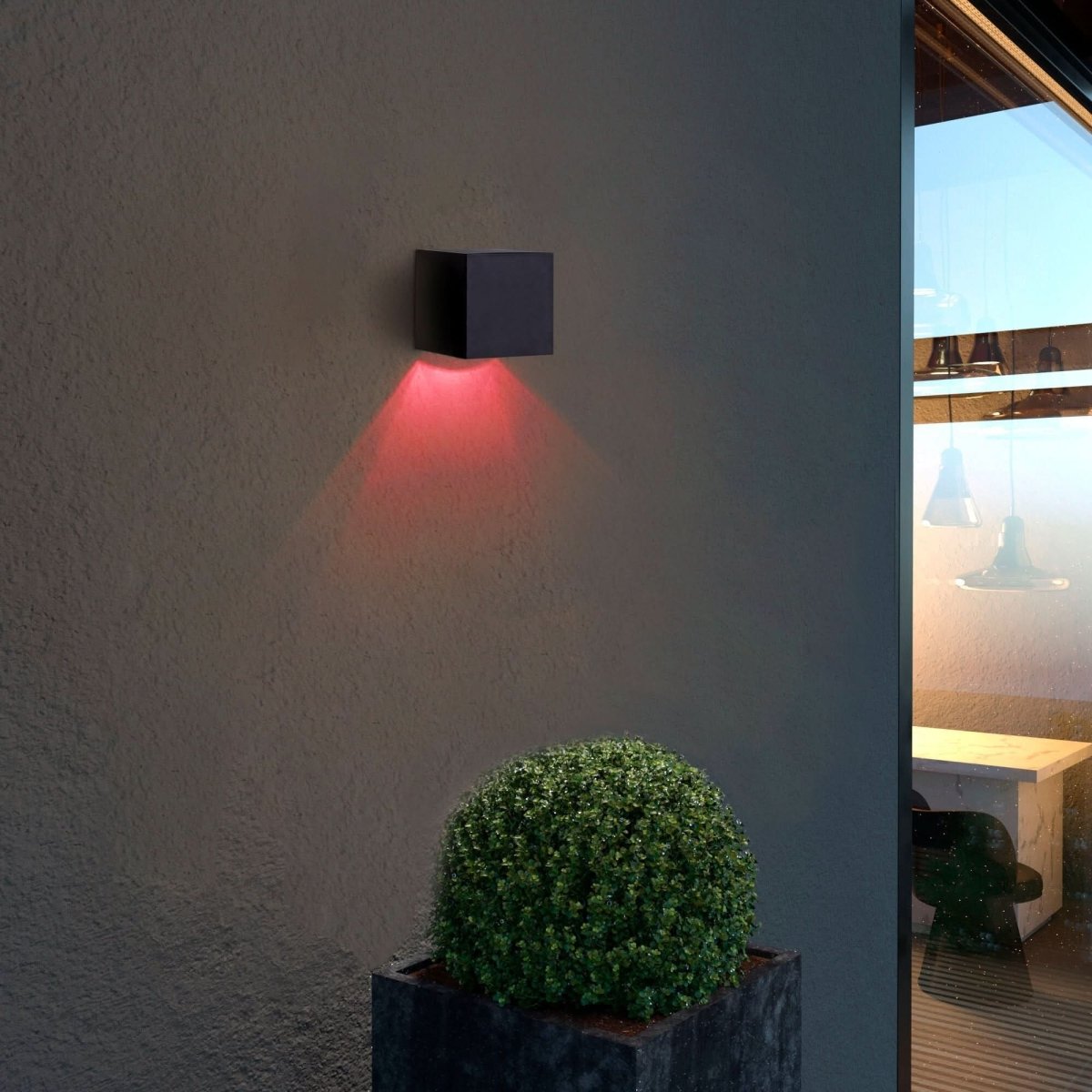 Outdoor Solar LED Wall Light - Weatherproof Fixture