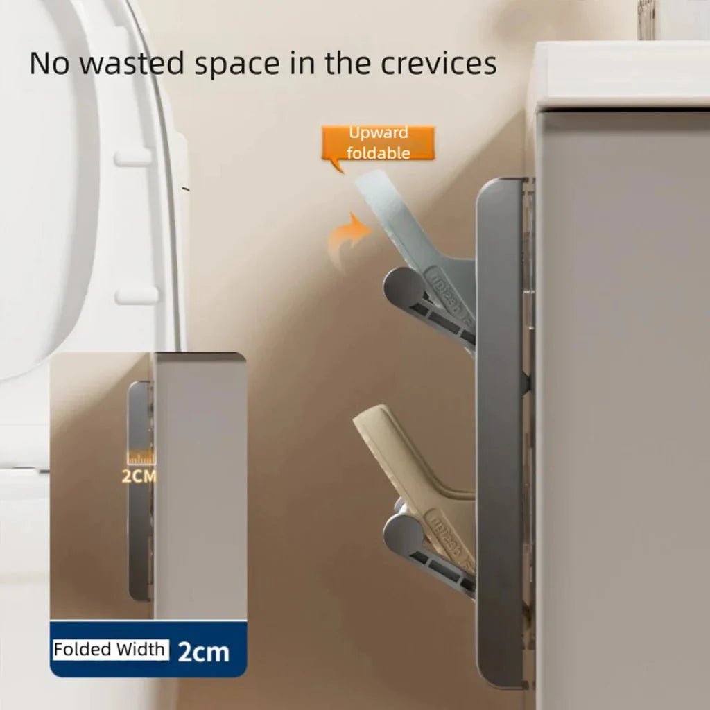 Wall-Mounted Shoe Rack – Easy-Clean Plastic, Space-Saving Design