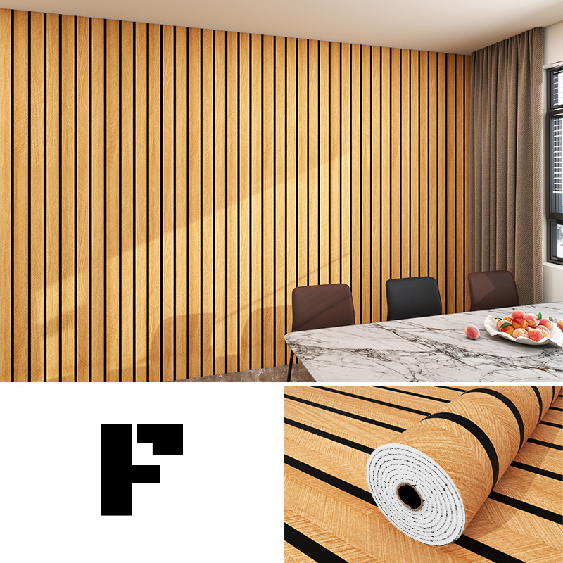 Wall Panel | Contemporary Slat Design | Matte Splash-Proof Finish