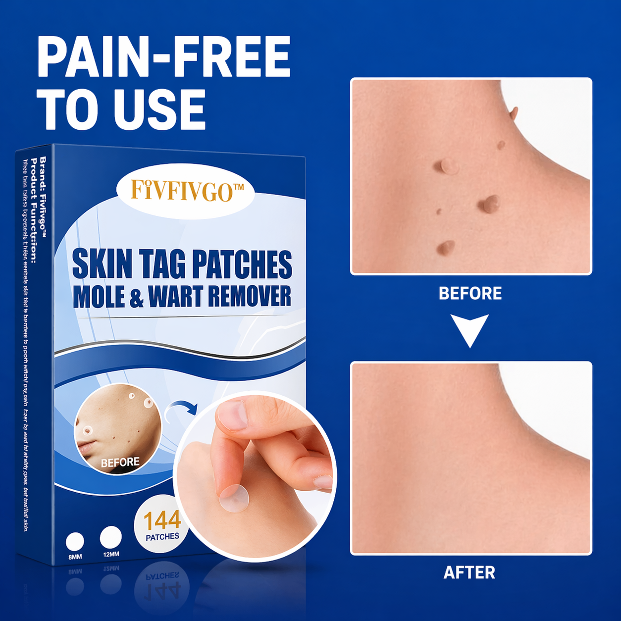 Wart Removal Patches | Discreet Skin Adhesives for Gentle Home Care