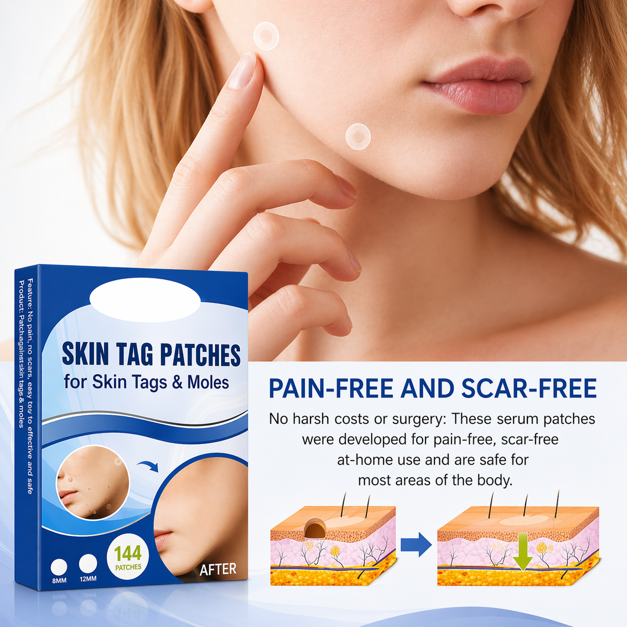 Wart Removal Patches | Discreet Skin Adhesives for Gentle Home Care