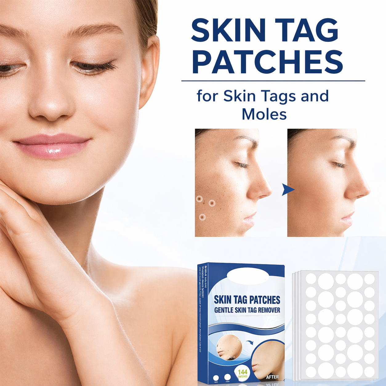 Wart Removal Patches | Discreet Skin Adhesives for Gentle Home Care