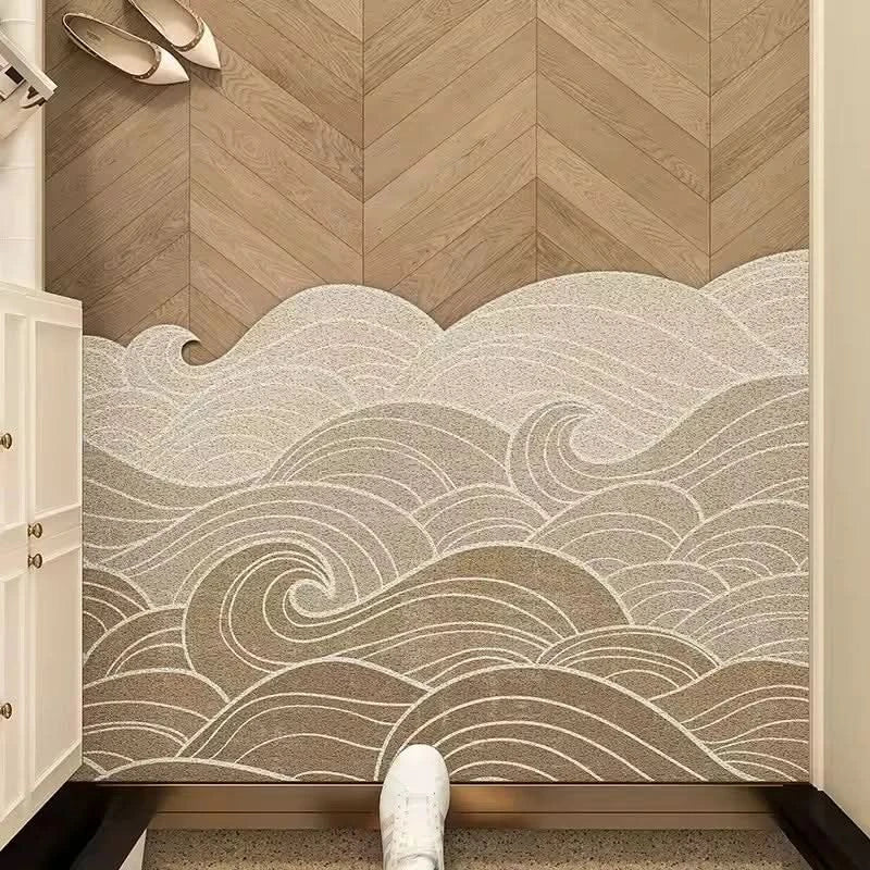 Stylish Non-Slip Indoor Mat with Washable Surface