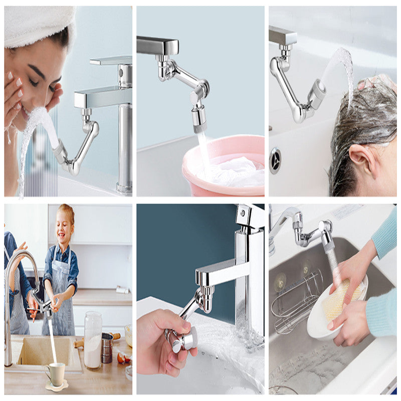 Faucet Extender with 1080° Swivel | Dual Water Modes | FlexFlow