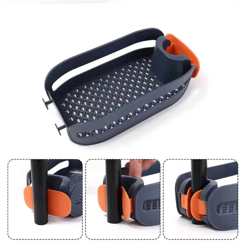 Faucet Organizer with Tool-Free Clamp | Non-Slip | AquaClip