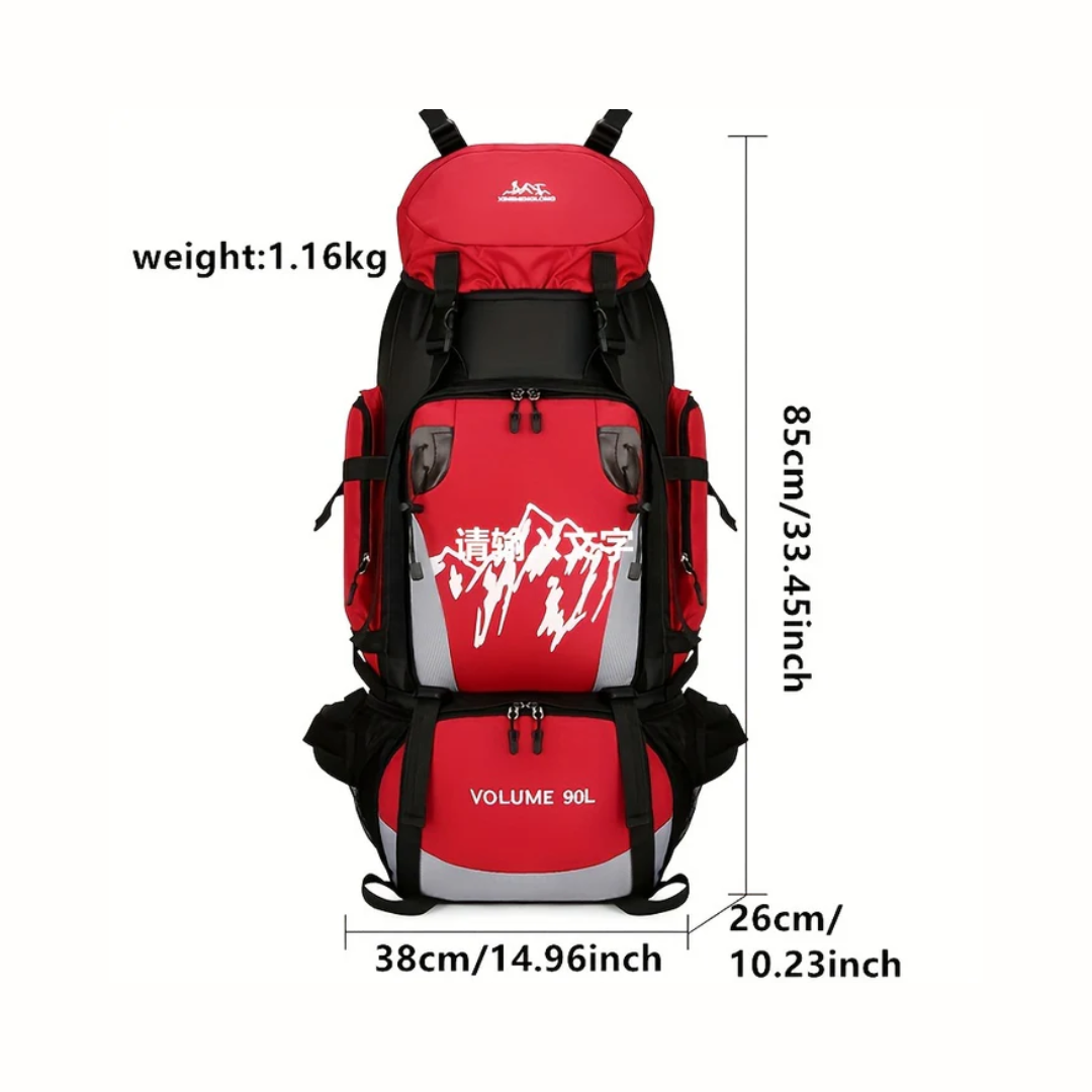 Expedition-Ready 90L Waterproof Backpack for Adventurers