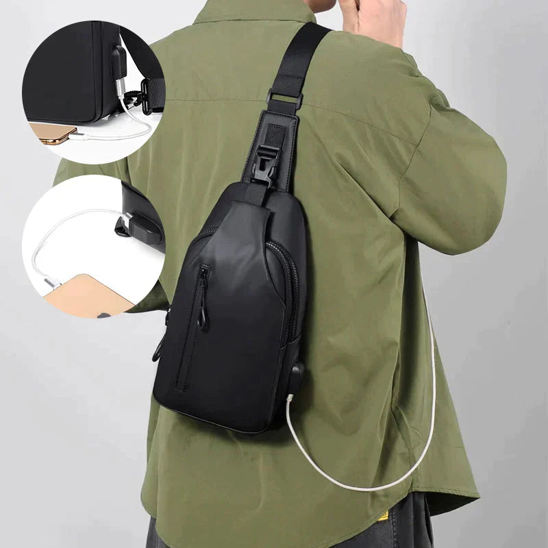 Water-Resistant Security Sling Bag for Everyday Adventures