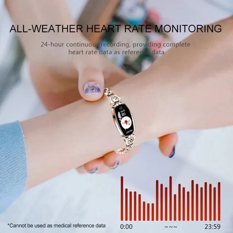 Stylish Waterproof Activity Band with Heart Rate Monitoring for Women