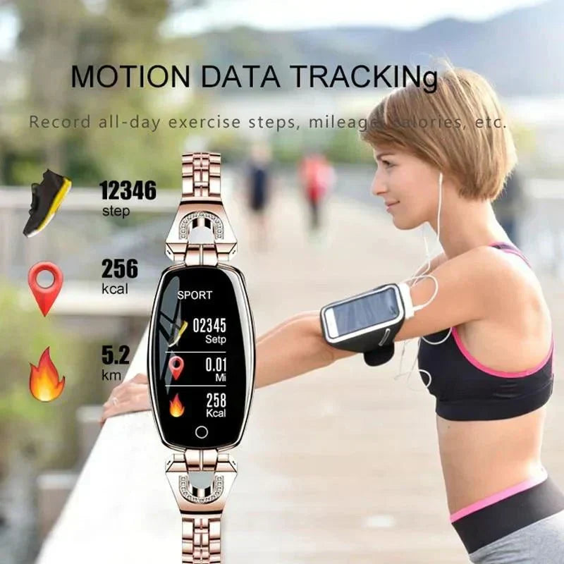 Stylish Waterproof Activity Band with Heart Rate Monitoring for Women