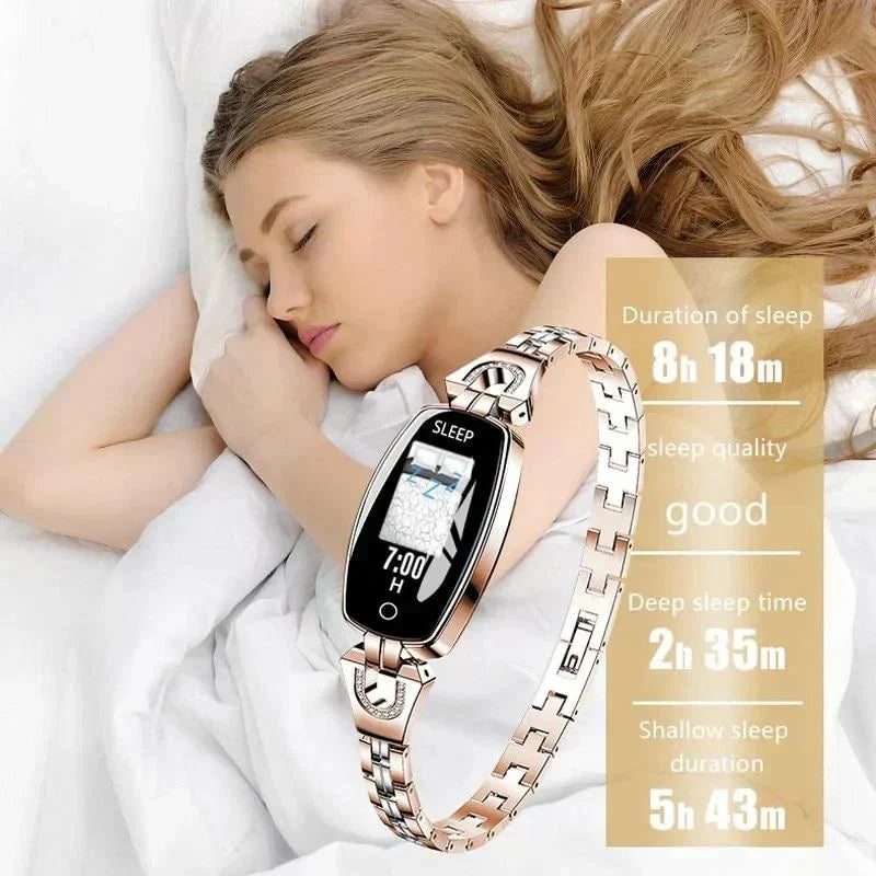 Stylish Waterproof Activity Band with Heart Rate Monitoring for Women