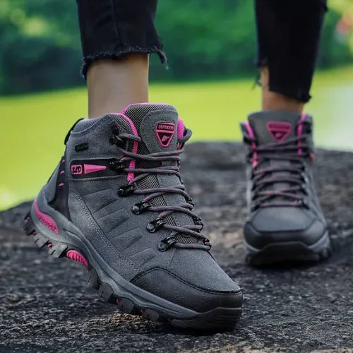 Lightweight Waterproof Women's Trekking Footwear for Adventurers